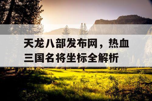 天龙八部发布网，热血三国名将坐标全解析