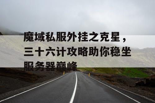 魔域私服外挂之克星，三十六计攻略助你稳坐服务器巅峰