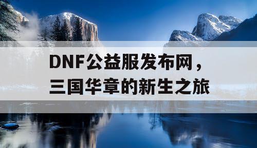 DNF公益服发布网，三国华章的新生之旅