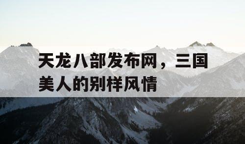 天龙八部发布网，三国美人的别样风情
