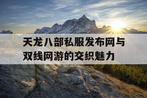天龙八部私服发布网与双线网游的交织魅力