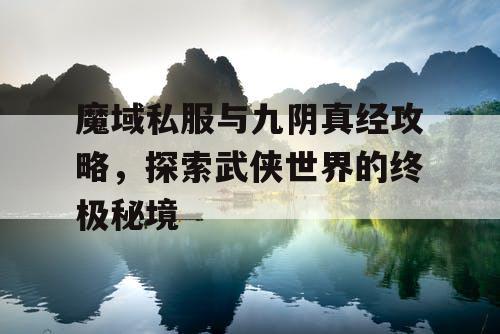 魔域私服与九阴真经攻略，探索武侠世界的终极秘境