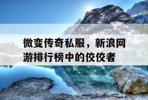 微变传奇私服，新浪网游排行榜中的佼佼者