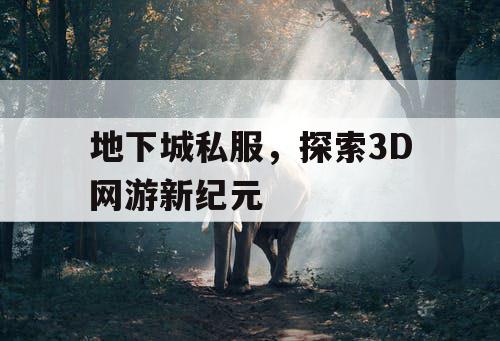 地下城私服,探索3D网游新纪元 地下城私服,探索3D网游新纪元