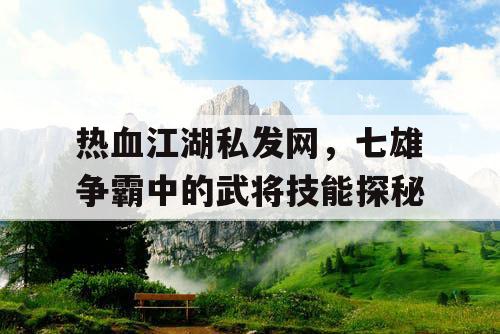 热血江湖私发网，七雄争霸中的武将技能探秘