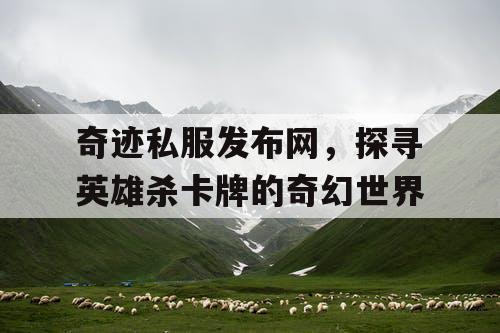 奇迹私服发布网，探寻英雄杀卡牌的奇幻世界