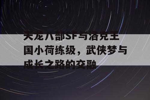 天龙八部SF与洛克王国小荷练级，武侠梦与成长之路的交融