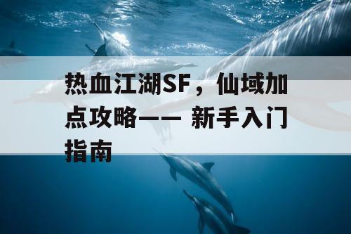热血江湖SF，仙域加点攻略—— 新手入门指南