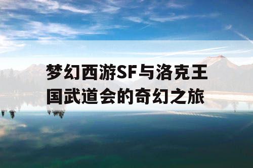 梦幻西游SF与洛克王国武道会的奇幻之旅