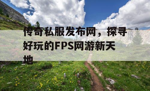 传奇私服发布网，探寻好玩的FPS网游新天地