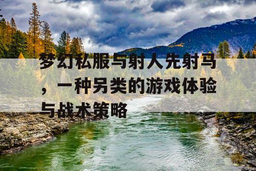 梦幻私服与射人先射马，一种另类的游戏体验与战术策略