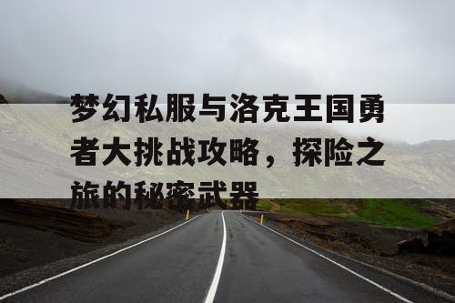 梦幻私服与洛克王国勇者大挑战攻略，探险之旅的秘密武器
