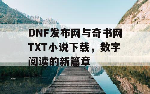 DNF发布网与奇书网TXT小说下载，数字阅读的新篇章