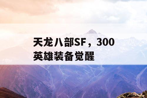 天龙八部SF，300英雄装备觉醒