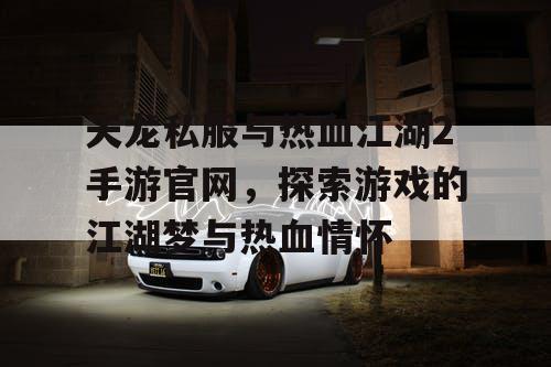 天龙私服与热血江湖2手游官网，探索游戏的江湖梦与热血情怀