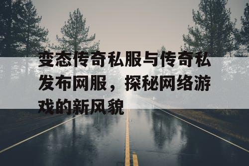 变态传奇私服与传奇私发布网服，探秘网络游戏的新风貌