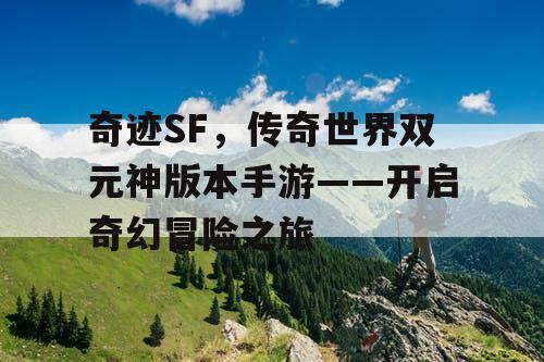 奇迹SF，传奇世界双元神版本手游——开启奇幻冒险之旅
