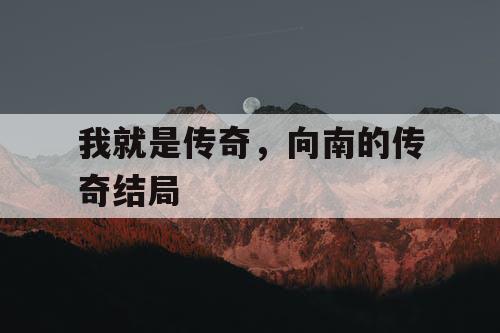我就是传奇，向南的传奇结局