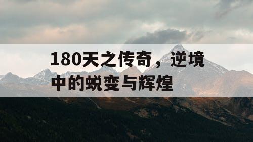 180天之传奇，逆境中的蜕变与辉煌
