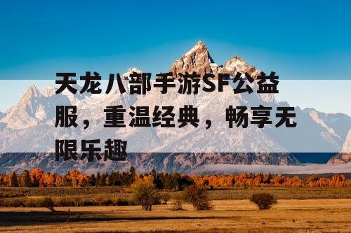 天龙八部手游SF公益服，重温经典，畅享无限乐趣