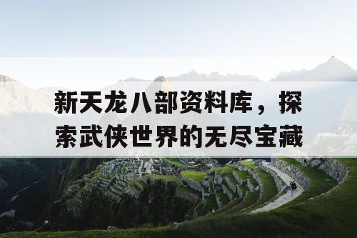 新天龙八部资料库,探索武侠世界的无尽宝藏 新天龙八部资料库,探索武侠世界的无尽宝藏
