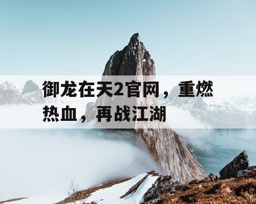 御龙在天2官网，重燃热血，再战江湖