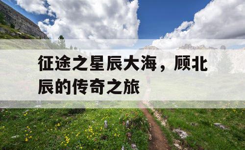 征途之星辰大海，顾北辰的传奇之旅