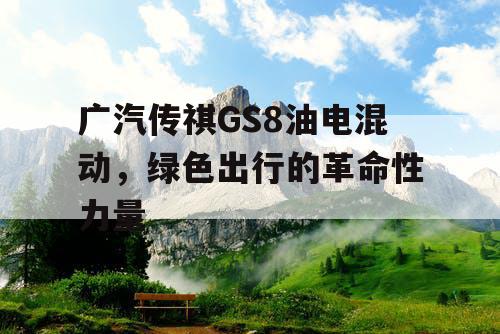 广汽传祺GS8油电混动，绿色出行的革命性力量