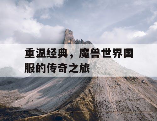 重温经典,魔兽世界国服的传奇之旅 重温经典,魔兽世界国服的传奇之旅