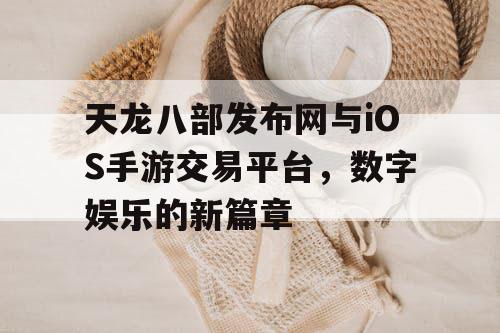 天龙八部发布网与iOS手游交易平台，数字娱乐的新篇章