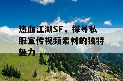 热血江湖SF,探寻私服宣传视频素材的独特魅力 热血江湖SF,探寻私服宣传视频素材的独特魅力