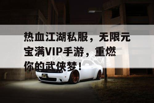 热血江湖私服，无限元宝满VIP手游，重燃你的武侠梦！