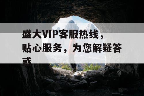 盛大VIP客服热线，贴心服务，为您解疑答惑