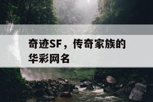 奇迹SF，传奇家族的华彩网名