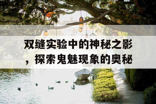 双缝实验中的神秘之影,探索鬼魅现象的奥秘 双缝实验中的神秘之影,探索鬼魅现象的奥秘