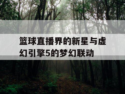 篮球直播界的新星与虚幻引擎5的梦幻联动 篮球直播界的新星与虚幻引擎5的梦幻联动