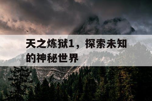 天之炼狱1，探索未知的神秘世界