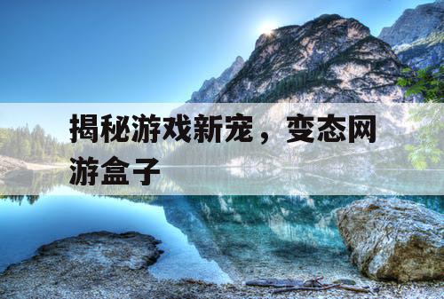 揭秘游戏新宠,变态网游盒子 揭秘游戏新宠,变态网游盒子