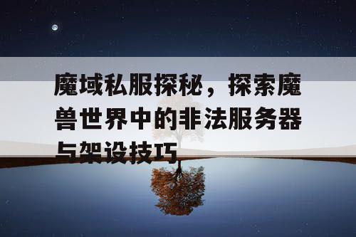 魔域私服探秘,探索魔兽世界中的非法服务器与架设技巧 魔域私服探秘,探索魔兽世界中的非法服务器与架设技巧