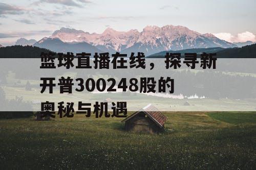 篮球直播在线，探寻新开普300248股的奥秘与机遇