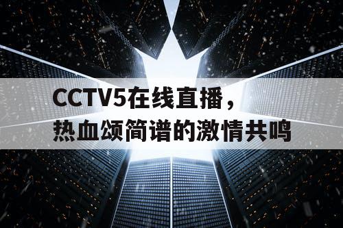 CCTV5在线直播,热血颂简谱的激情共鸣 CCTV5在线直播,热血颂简谱的激情共鸣