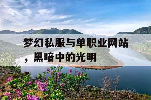 梦幻私服与单职业网站,黑暗中的光明 梦幻私服与单职业网站,黑暗中的光明