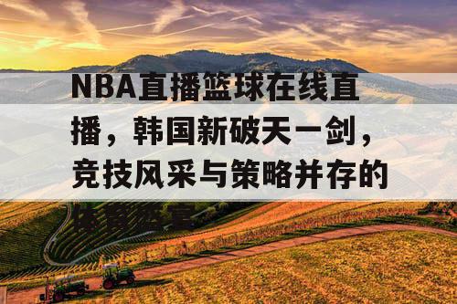 NBA直播篮球在线直播,韩国新破天一剑,竞技风采与策略并存的体育盛宴 NBA直播篮球在线直播,韩国新破天一剑,竞技风采与策略并存的体育盛宴