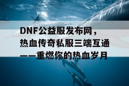 DNF公益服发布网，热血传奇私服三端互通——重燃你的热血岁月