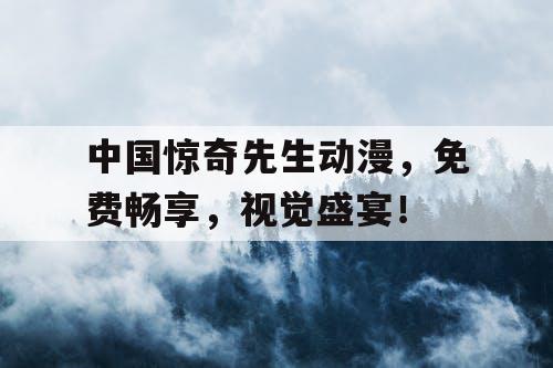 中国惊奇先生动漫,免费畅享,视觉盛宴! 中国惊奇先生动漫,免费畅享,视觉盛宴!