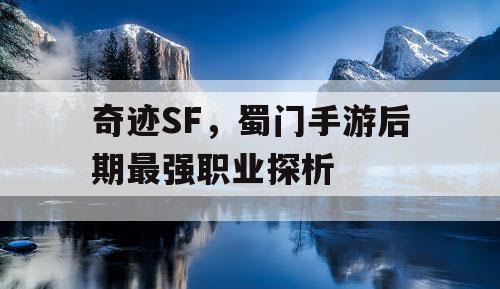奇迹SF，蜀门手游后期最强职业探析
