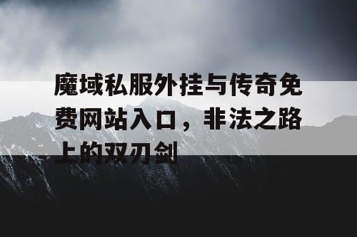 魔域私服外挂与传奇免费网站入口，非法之路上的双刃剑