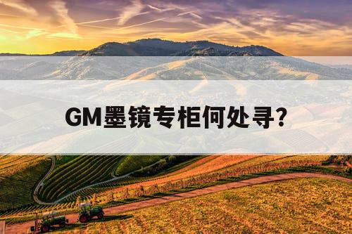 GM墨镜专柜何处寻？