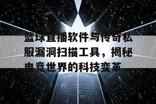 篮球直播软件与传奇私服漏洞扫描工具,揭秘电竞世界的科技变革 篮球直播软件与传奇私服漏洞扫描工具,揭秘电竞世界的科技变革