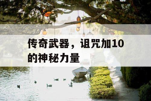 传奇武器，诅咒加10的神秘力量